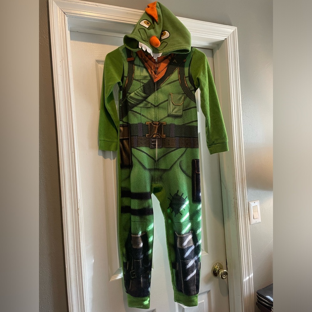 Fortnite One piece hooded Pajamas/costume